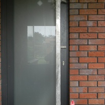 Алюминиевые распашные двери. Частный дом, г. Кривой Рог. Ponzio система PE 78N